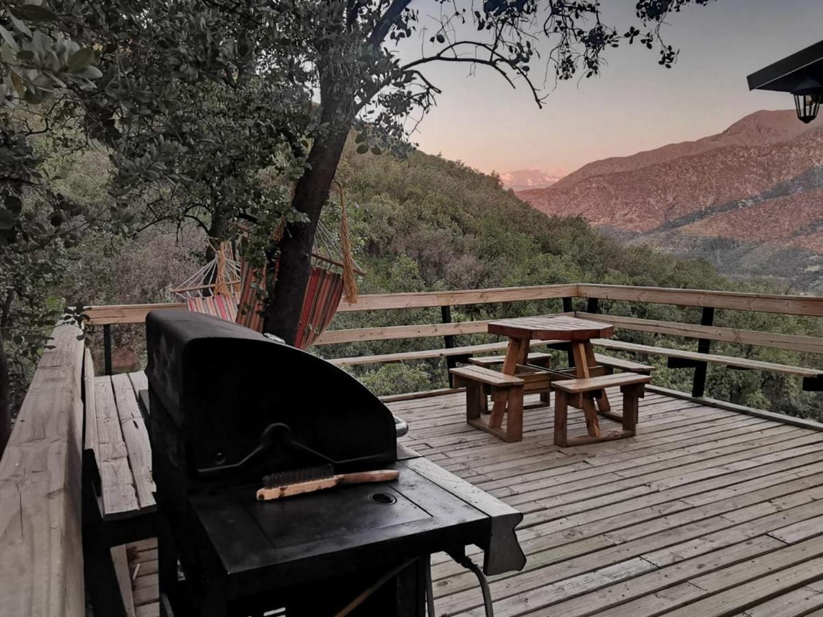 Cabana San Jose Del Maipo Sector La Obra Los Chacayes ภายนอก รูปภาพ
